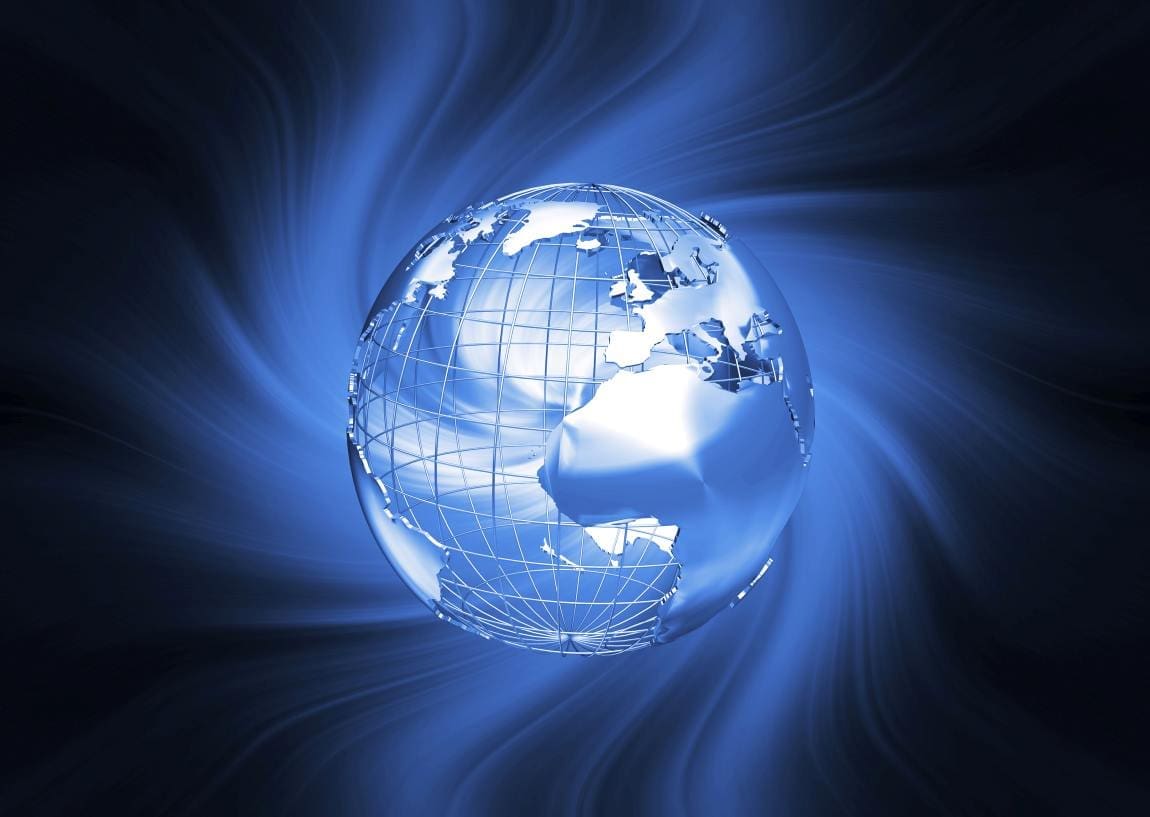 Image: 3D-render globe (s. monsoons)