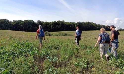 Soil microbes may hold the key to afforestation on former farmland Image: Core team members of the Silva Nova project (s. afforestation, microbes)