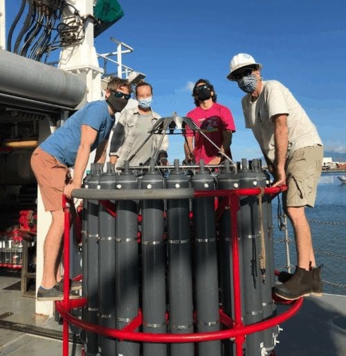 Image: Research team at sea