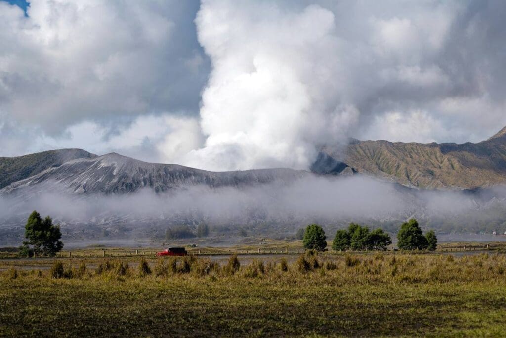 Indonesia closes national park as wildfire spreads Image: Bromo Tengger Semeru National Park, Ranupani, East Java, Indonesia (s. wildfire, Indonesia)