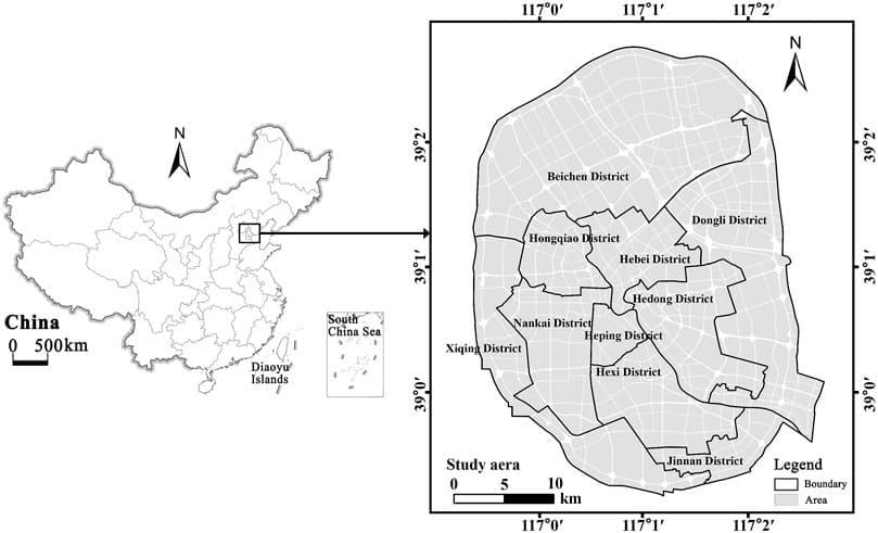 Optimizing carbon suitability in Tianjin, China’s urban spaces for a greener future fenvs muser