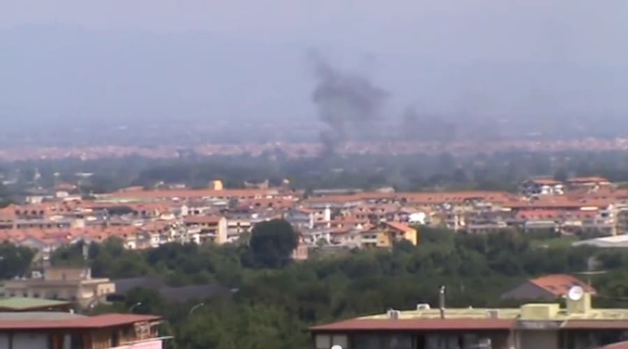 Victory for mafia waste victims in Italy's 'Land of Fires' Fire on the area of Villaricca (Italy) appeared the 30th of May 2012. In this area, nicknamed the 'Land of Fires', large amounts of waste are burned without control by the authorities in the middle of the lands.