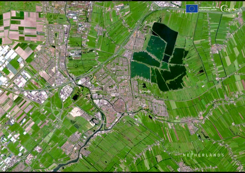 Image of the day: Gouda’s cheese legacy faces climate pressure Satellite Image: Gouda, Netherlands