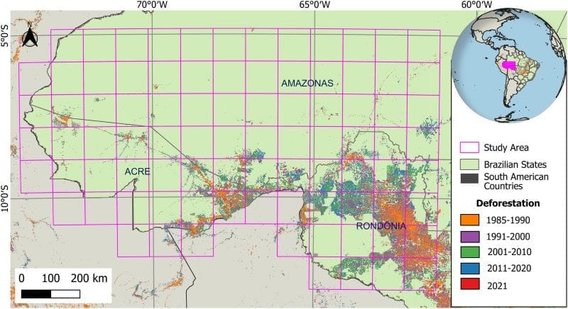 Image: Fig. 1 - 'Dry-Season Water Deficits in the Southwestern Amazon Under High Emissions'